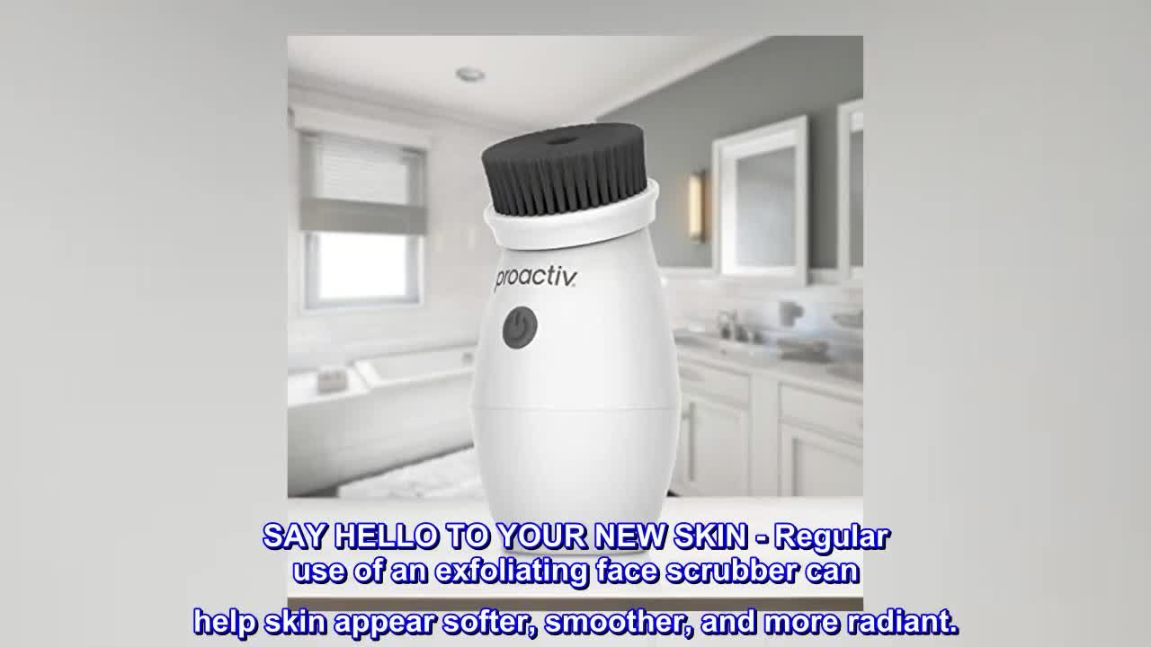 Image showcasing improved skin texture after using the brush.
