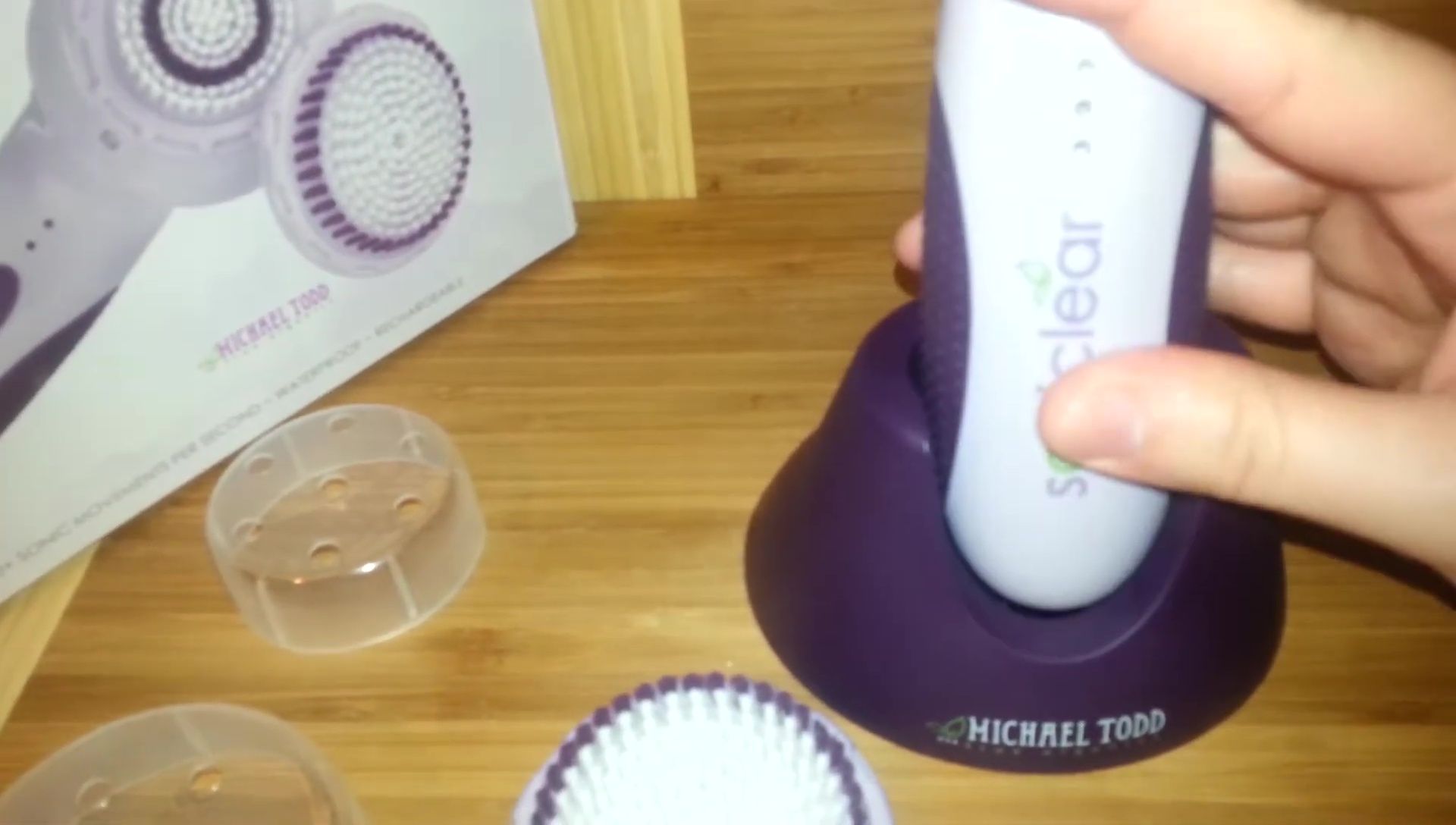 Demonstration of the magnetic charging system.