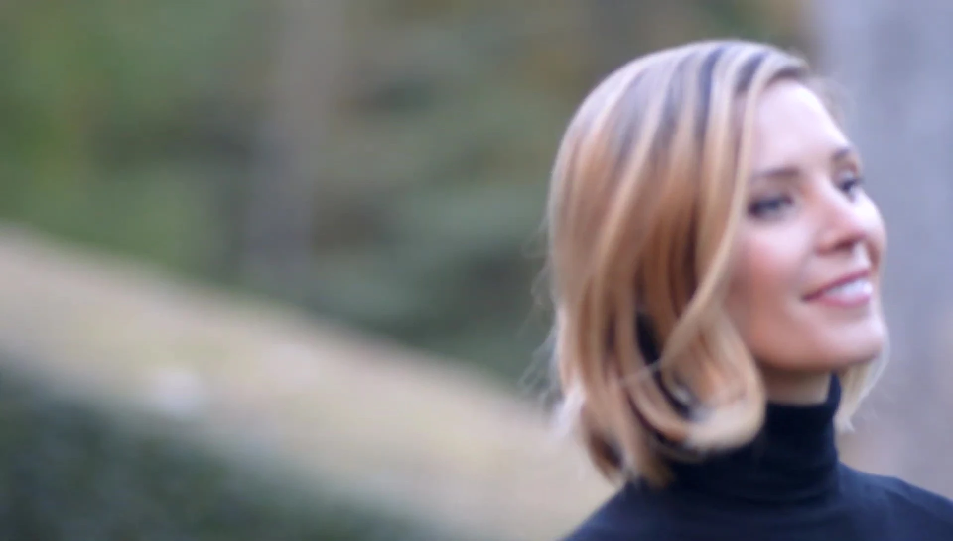 Final shot of the woman with healthy and radiant skin