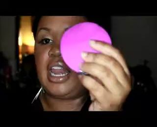 Close-up showing the Foreo Luna Mini's silicone surface