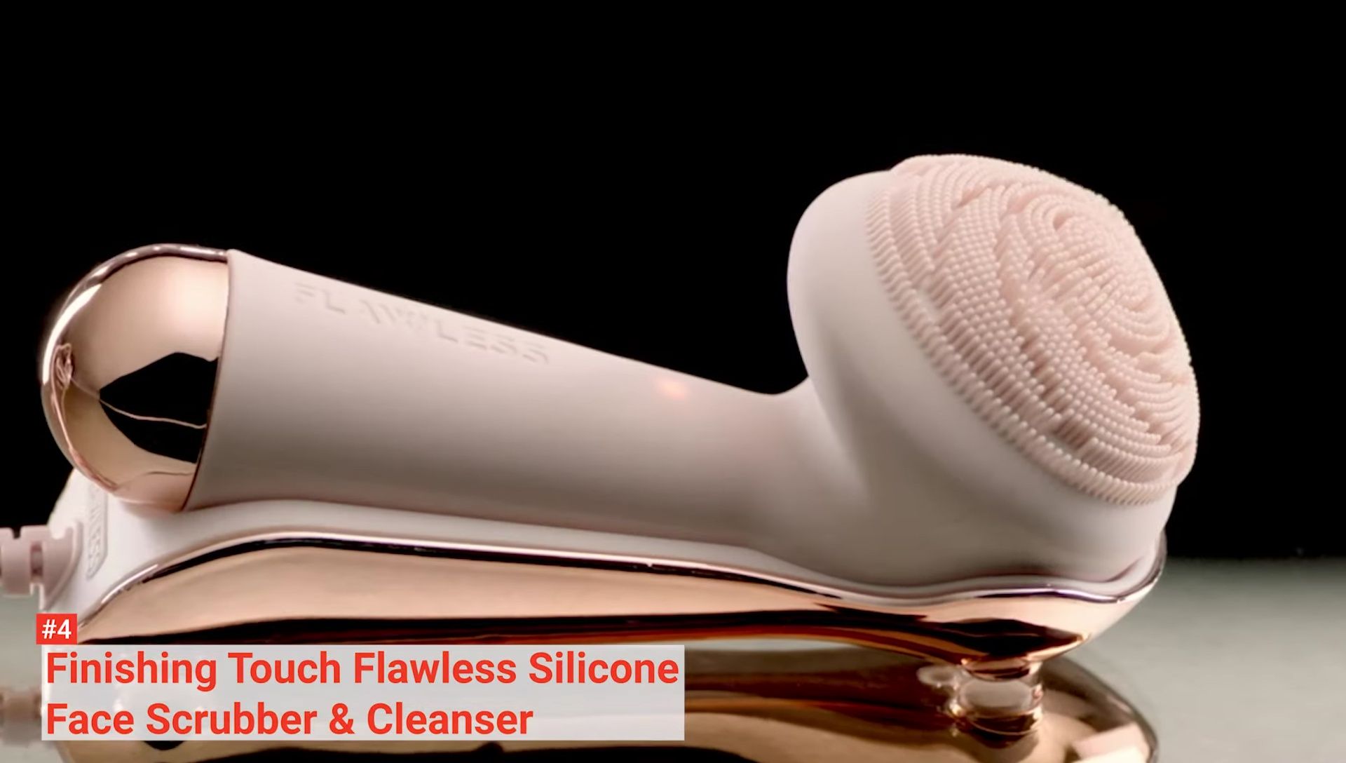 Dual massaging system of the Finishing Touch brush