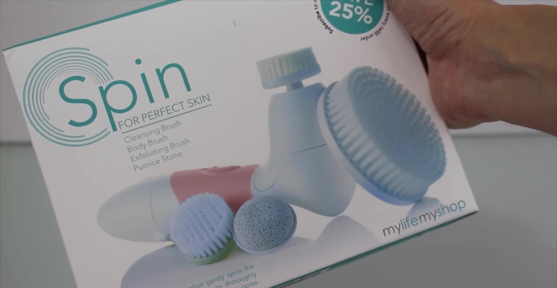 Close-up of Spin brush head