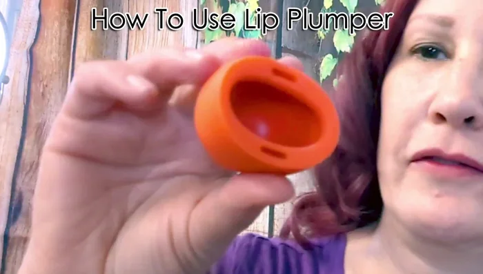 Release the pump and relax your puckered lips while they are being pulled into the pump.