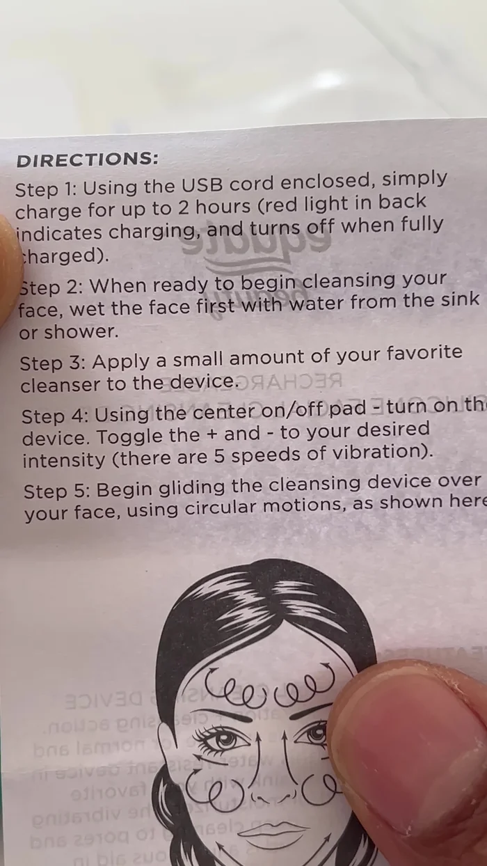 Charge the device using the included USB-C cord for up to 2 hours. A red light indicates charging and turns off when fully charged.