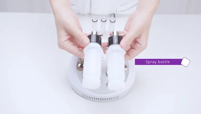 Turn off the device after treatment.