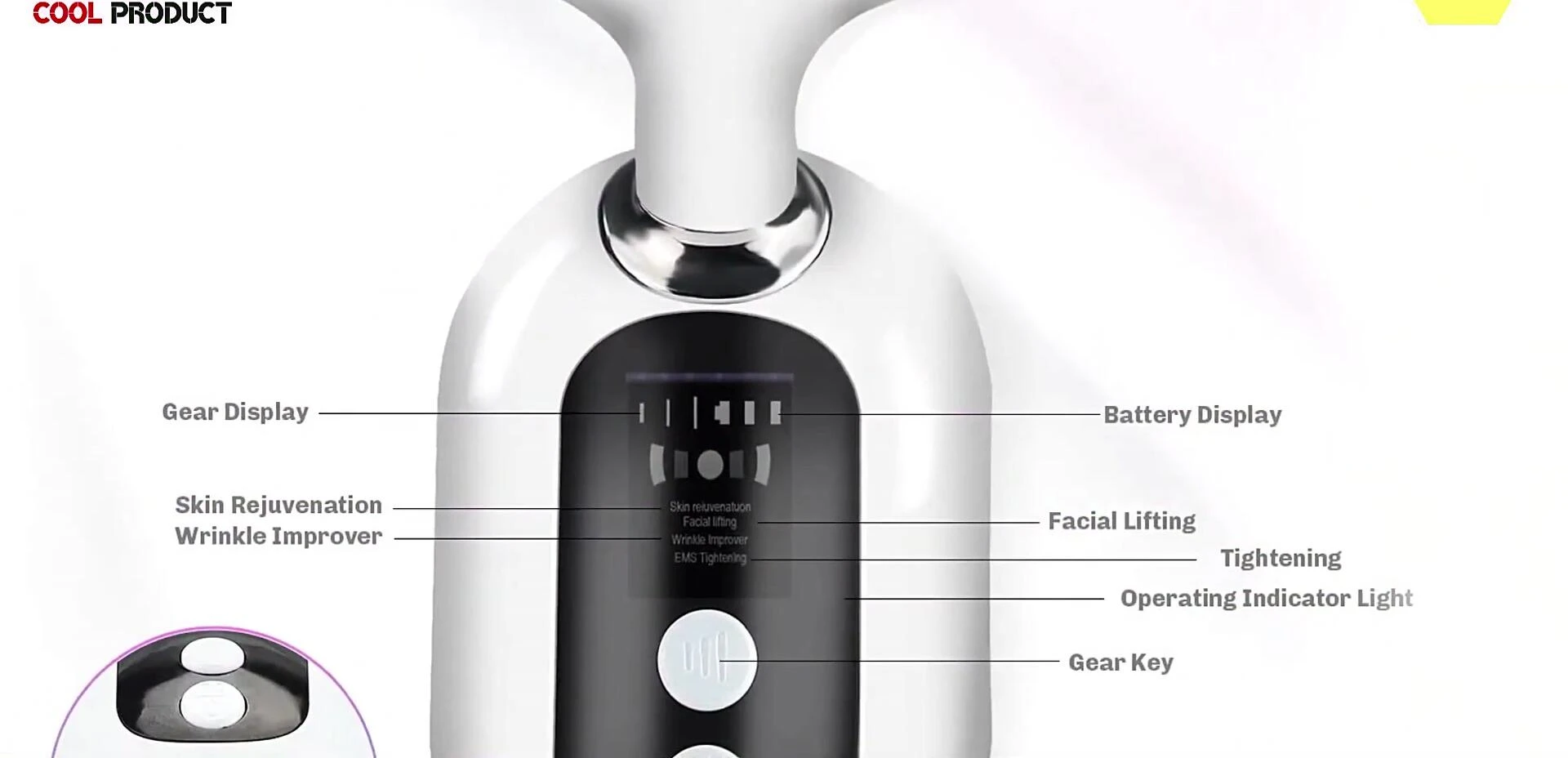 Highlighting the 45°C instant heating feature