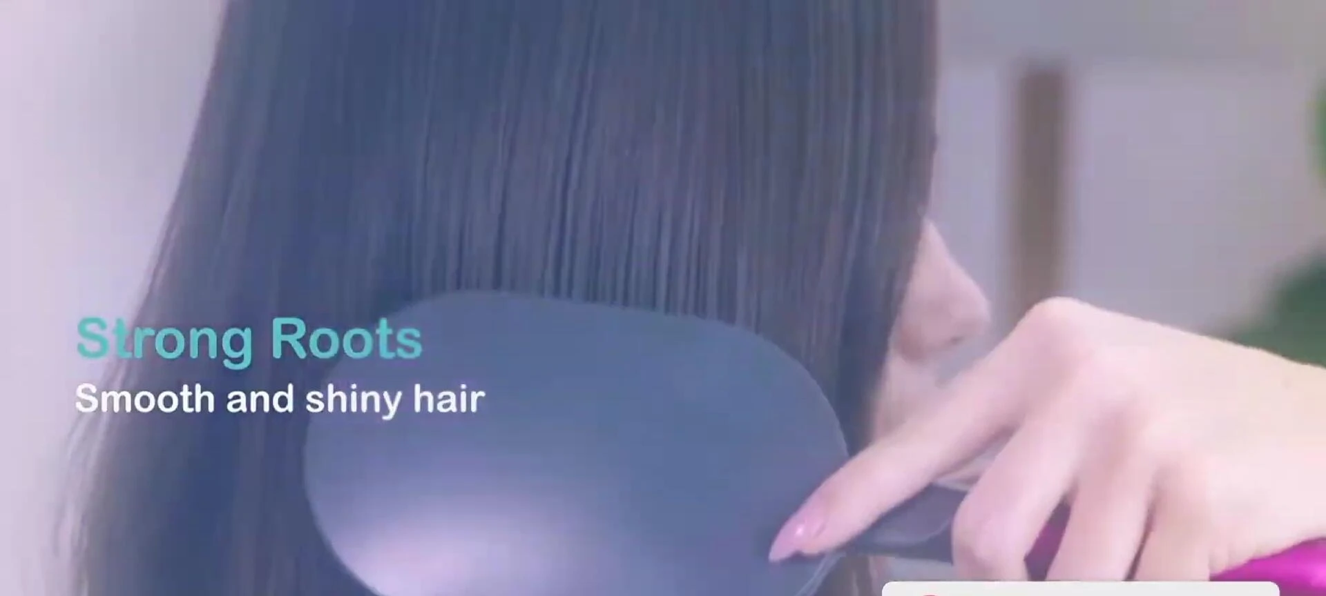 The steamer being used for both face and hair