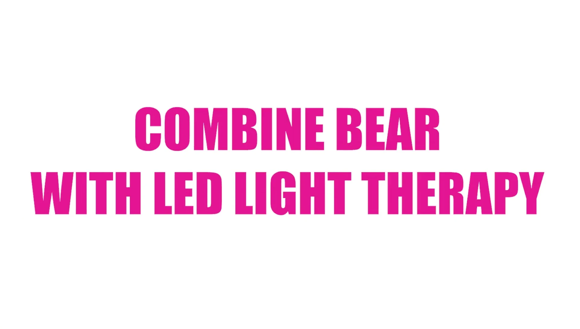 FOREO Bear and LED mask together