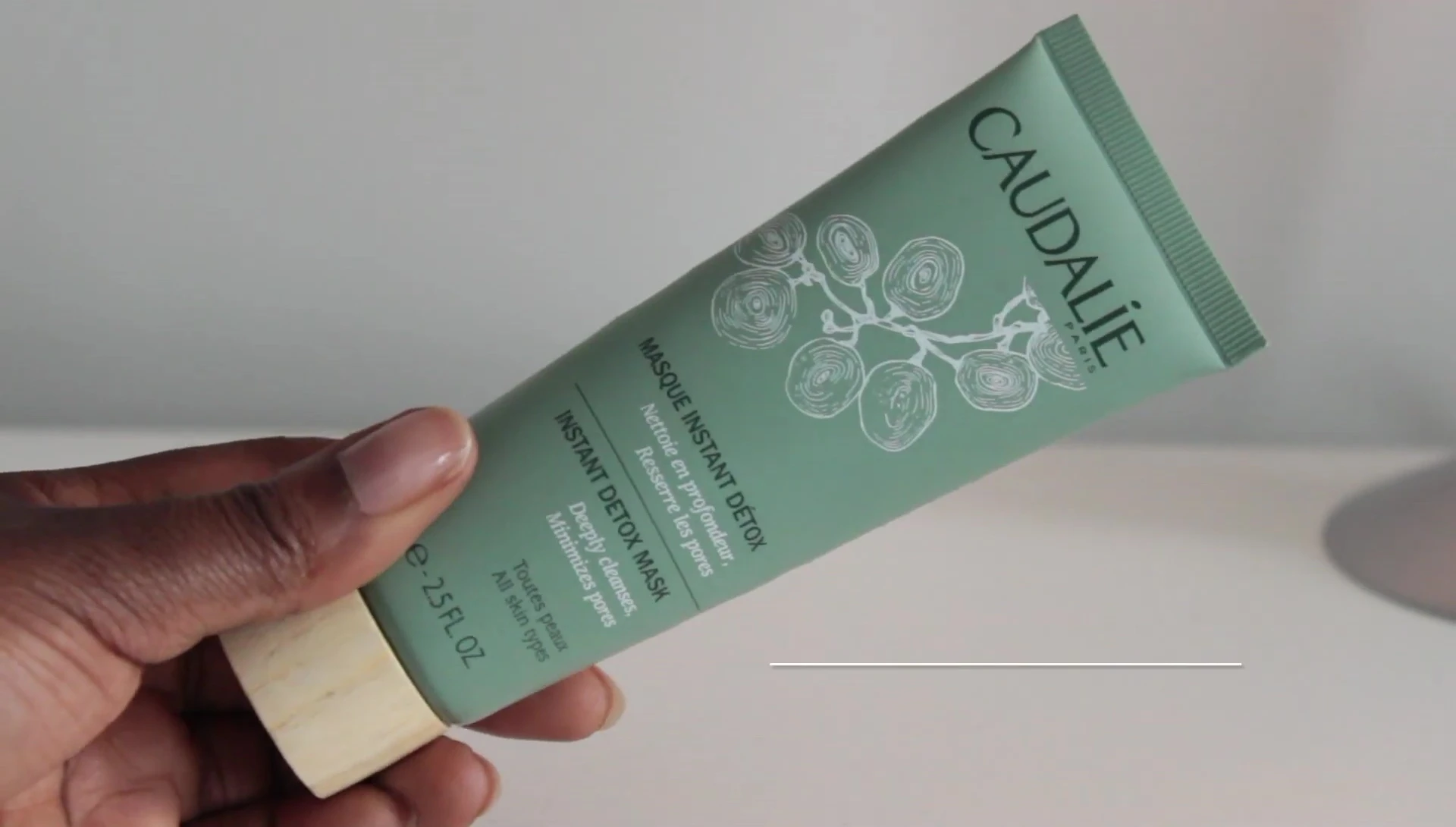 Applying a cleansing mask