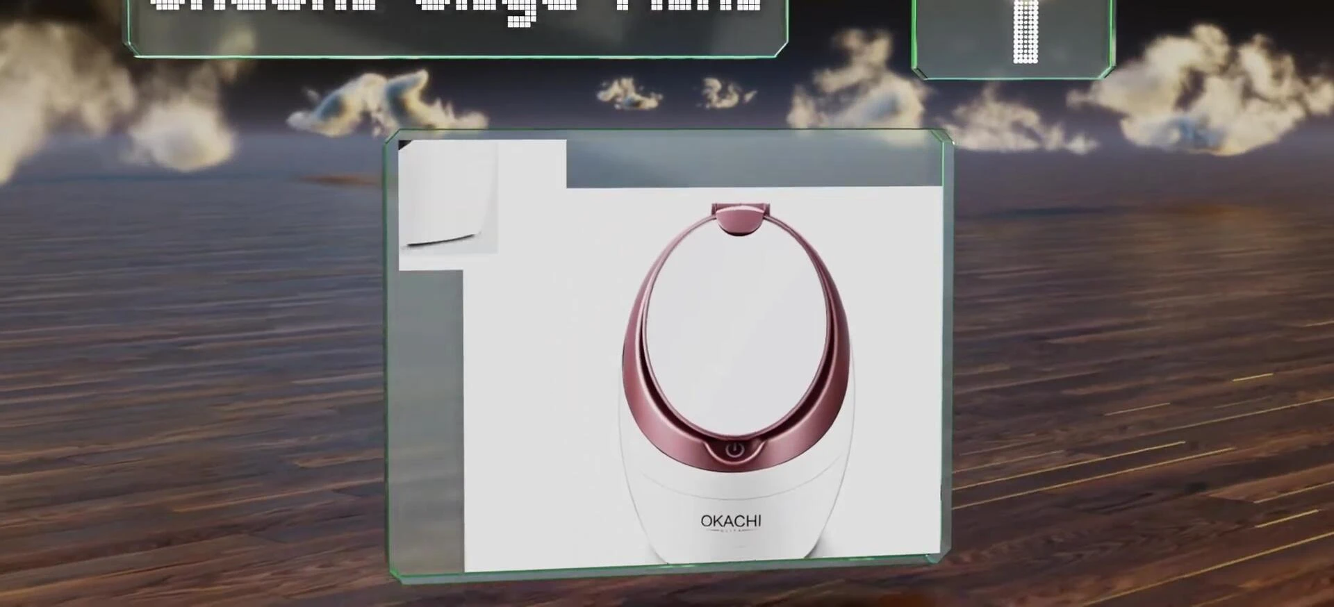 Akashi Gleam Mini facial steamer