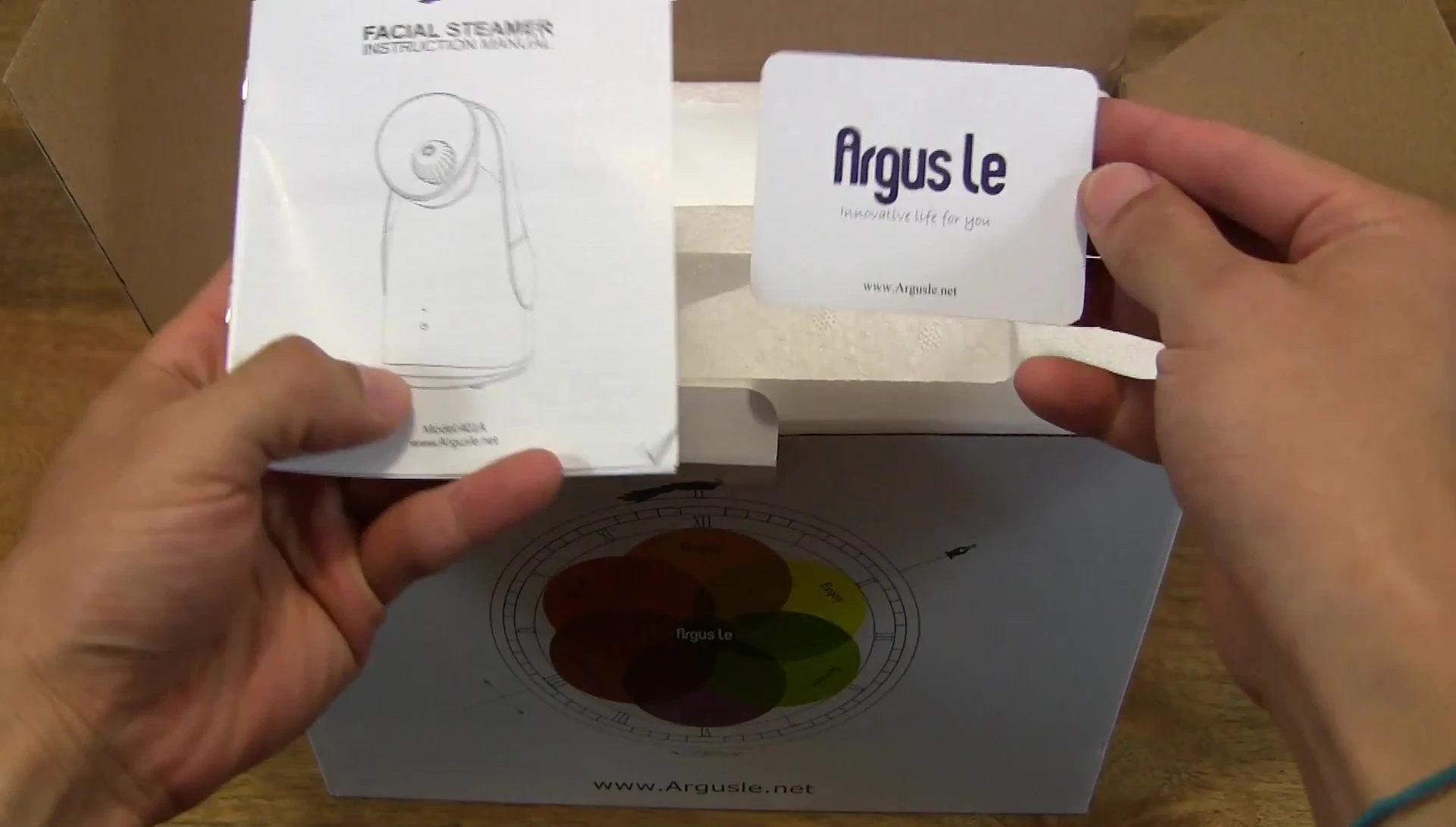Removing the contents from the box