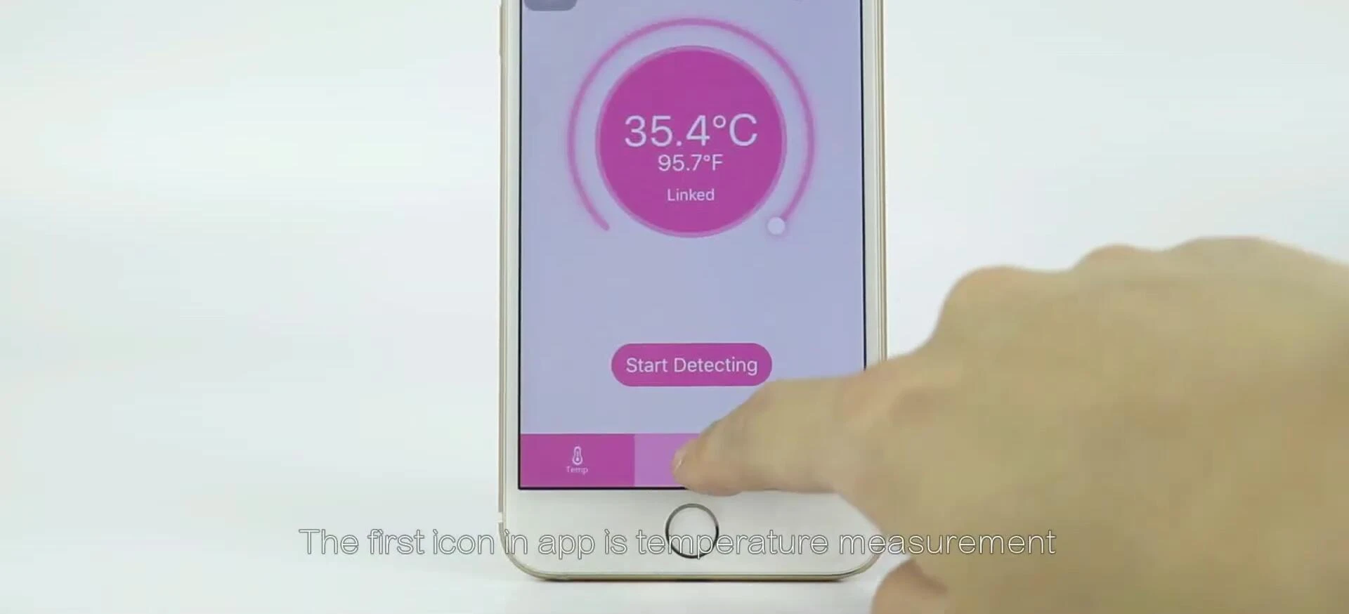 Guide on using the thermometer feature