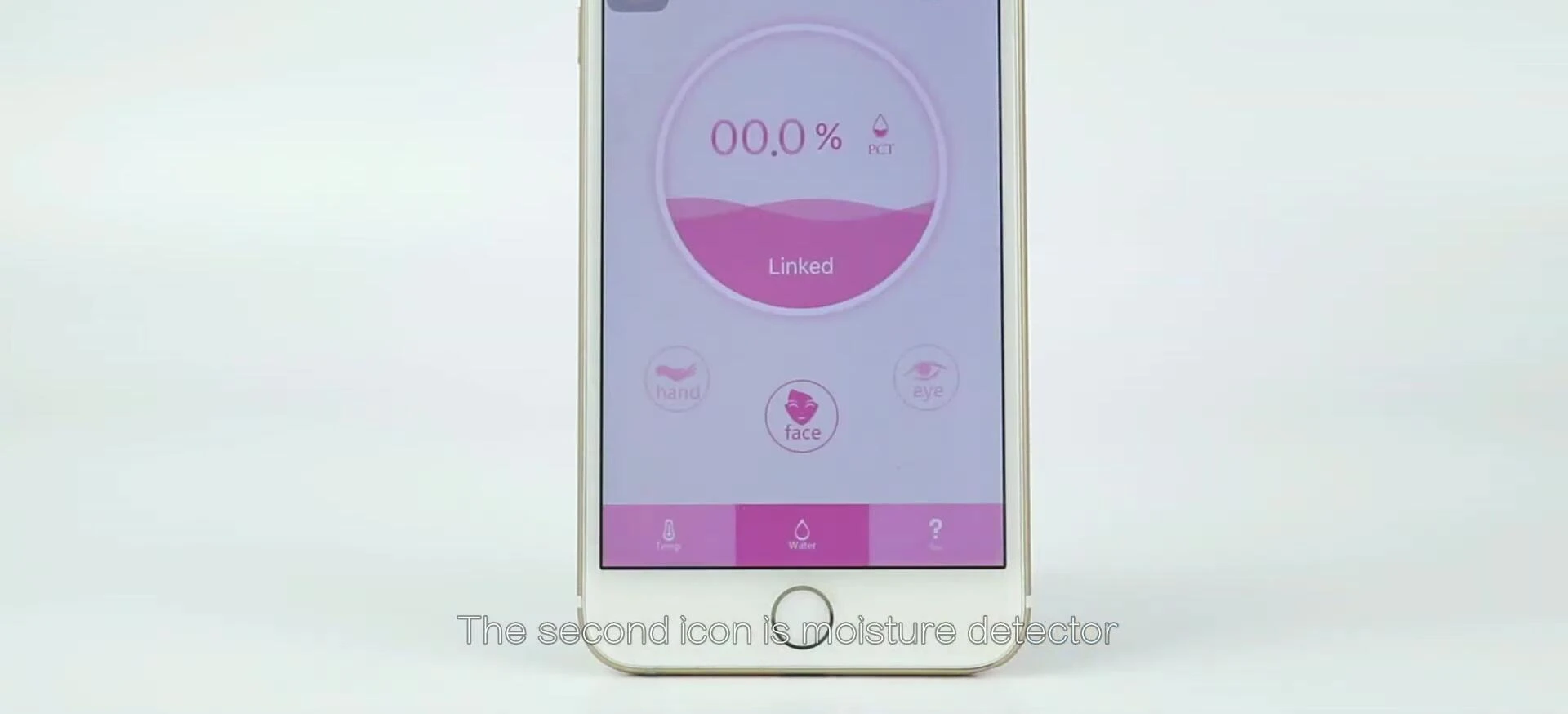 Instructions for using skin moisture detector