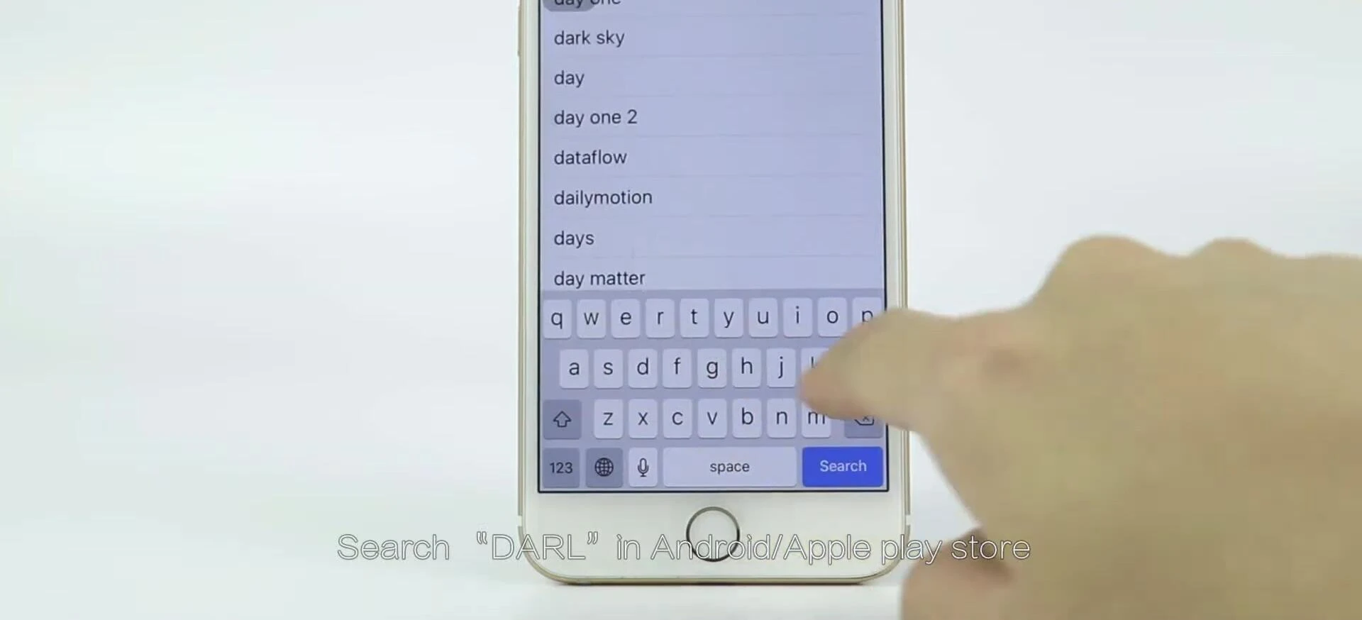 Screenshots of the app on both Android and Apple stores