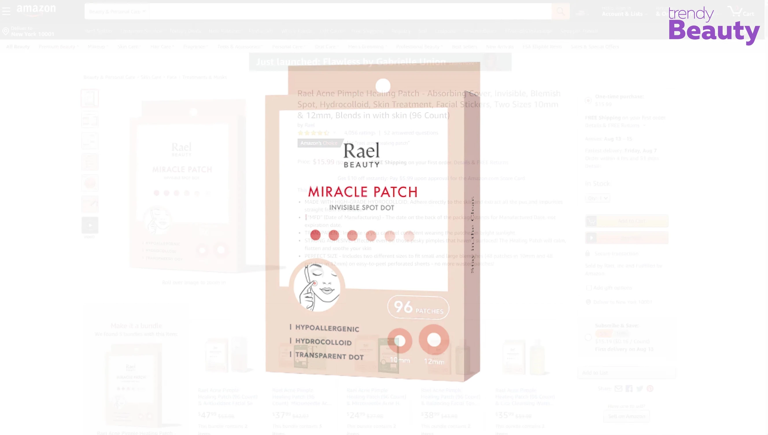 Amazon reviews and ratings for Real Beauty Miracle Patch