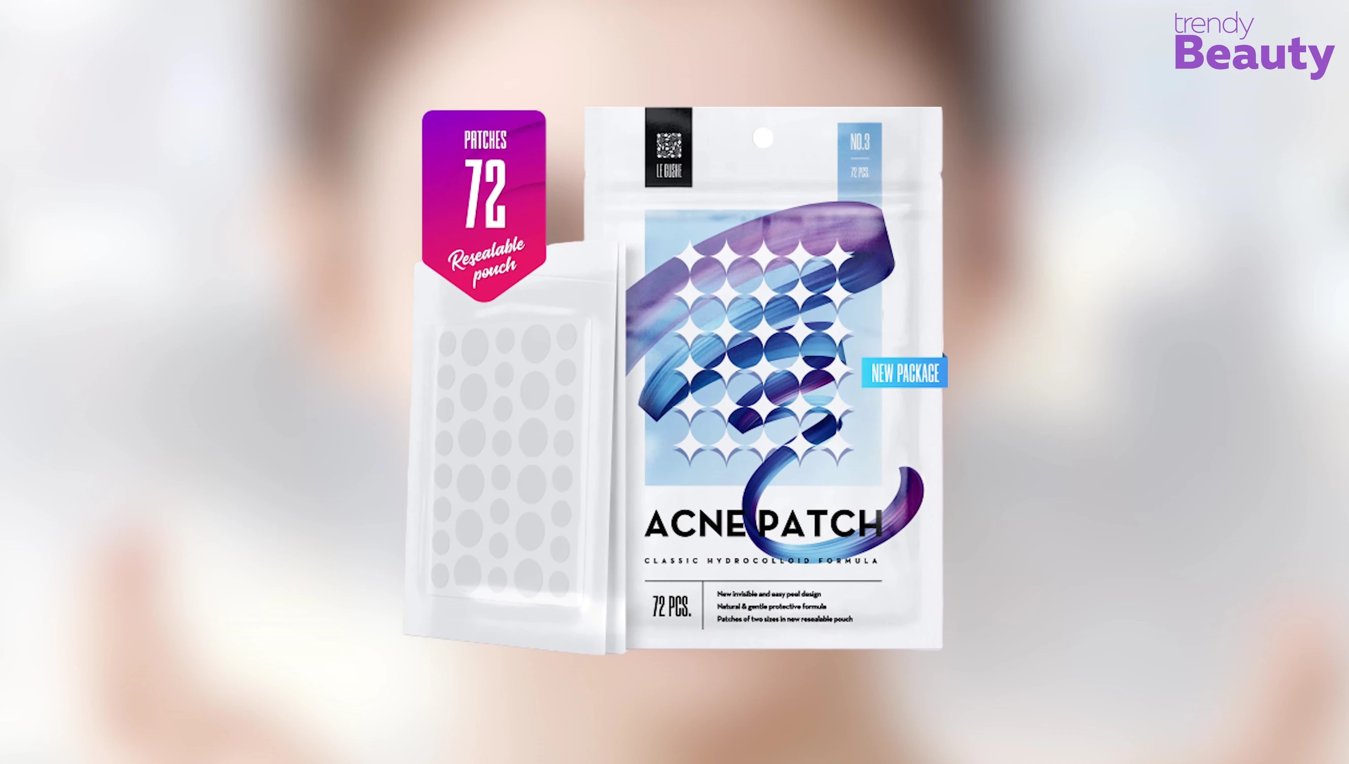 Leucheng Acne Patch different sizes and packaging