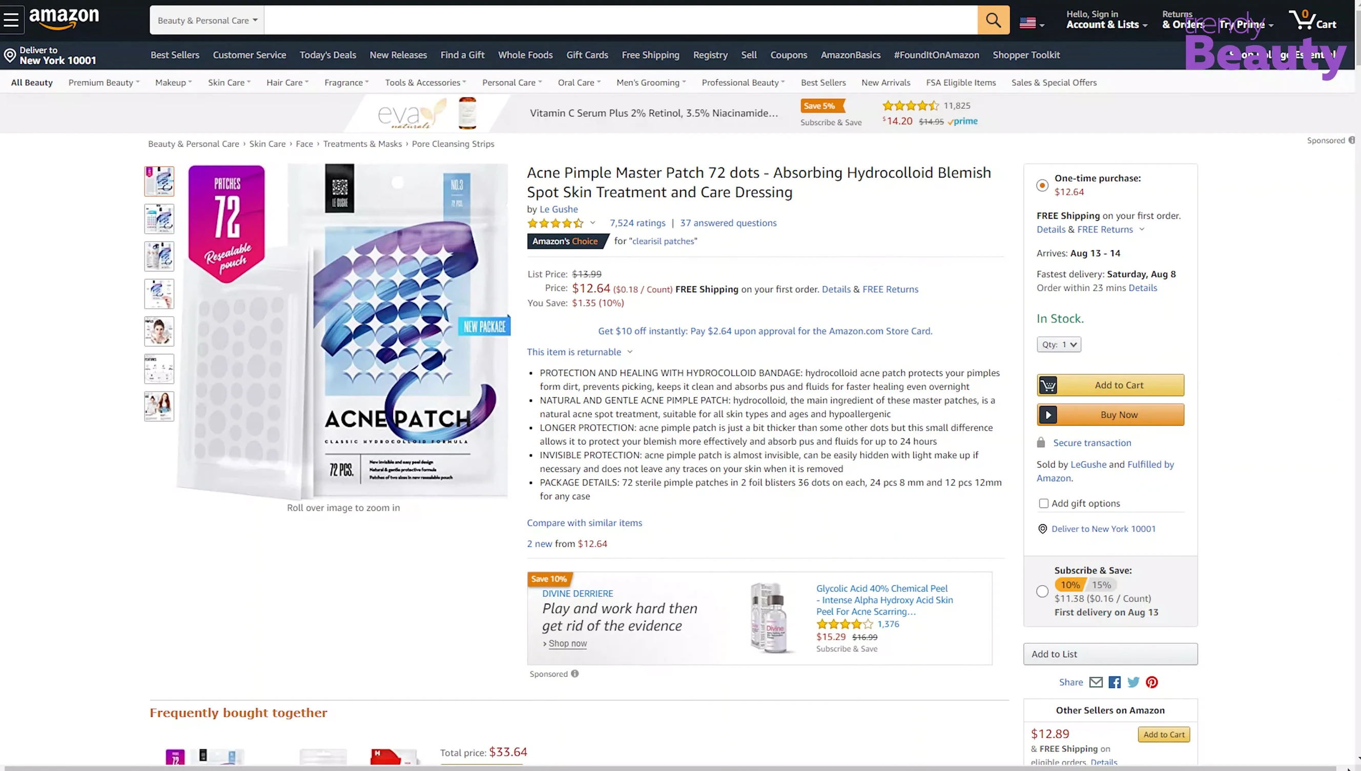 Amazon reviews and ratings for Leucheng Acne Patch