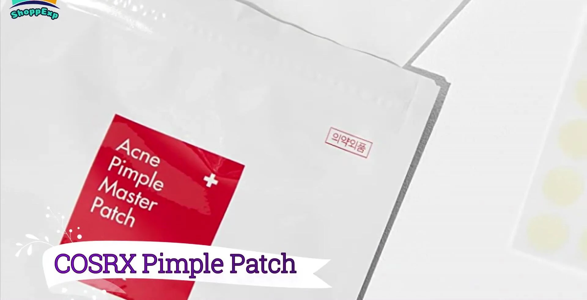 Cosrx pimple patches shown