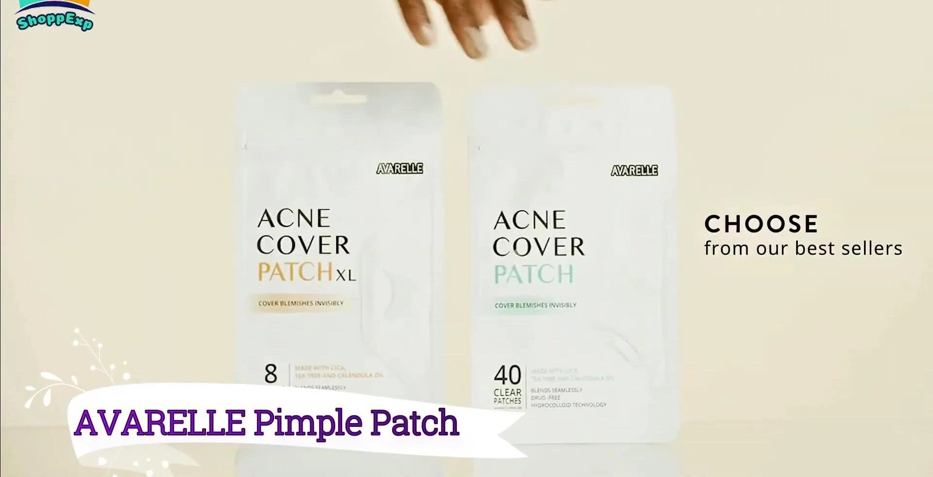 Avril pimple patch shown