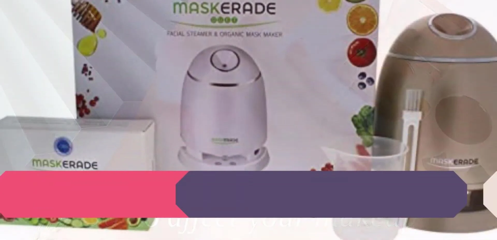 Face Masquerade Duet Facial Steamer