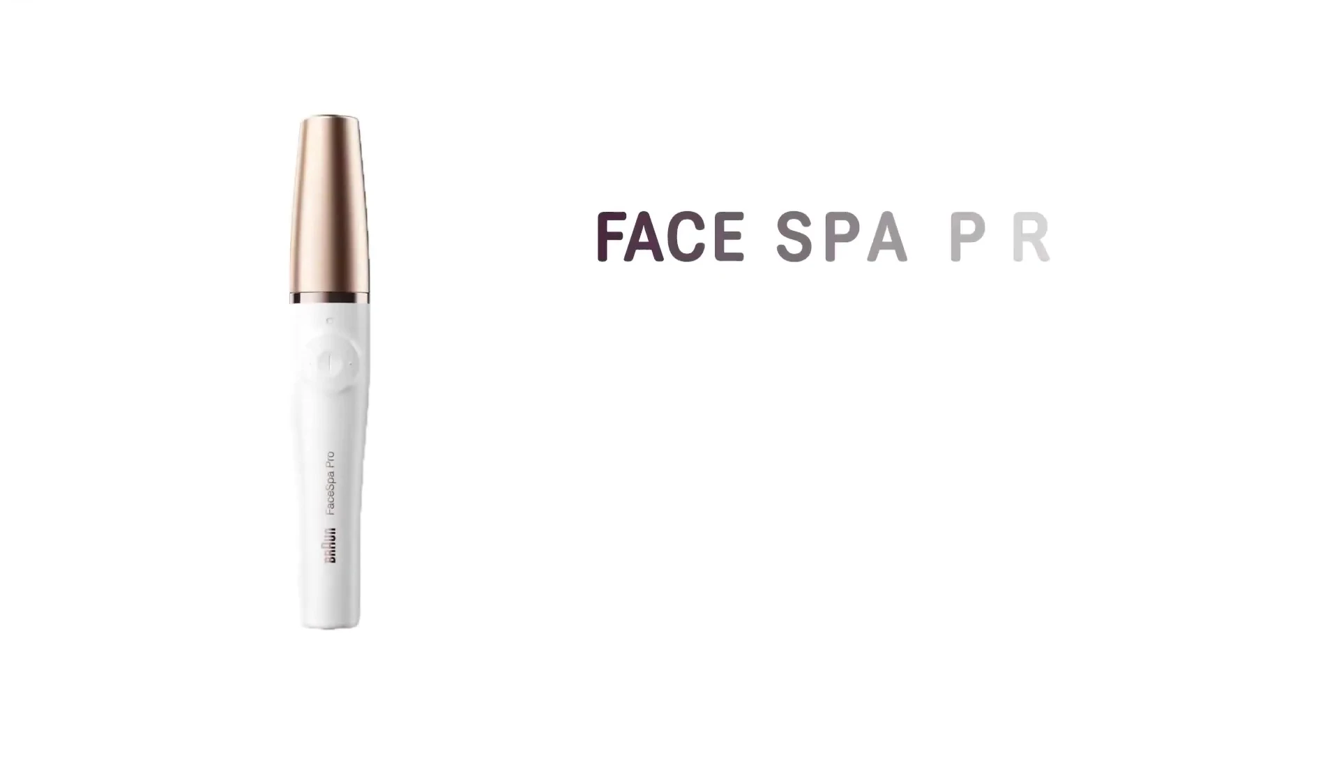 The Braun SkinSpa Pro facial epilator displayed.