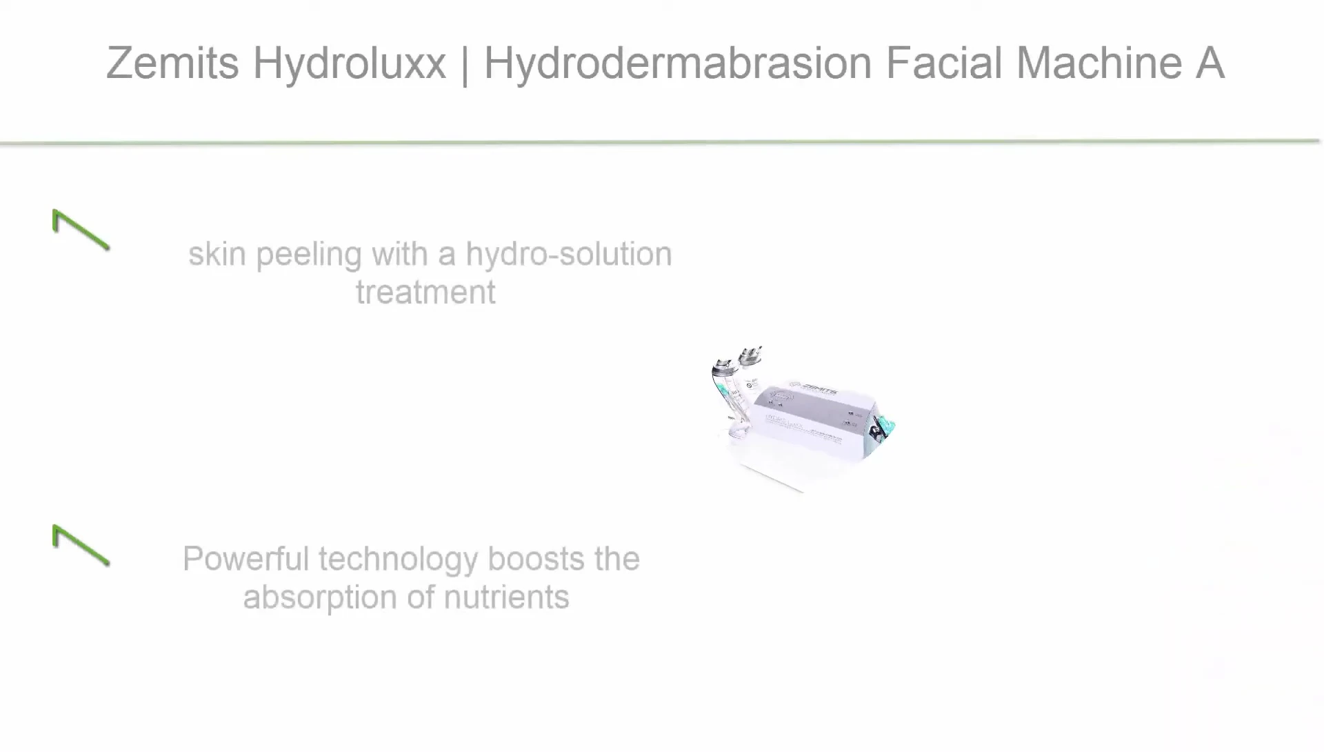 Zemits Hydrolux machine