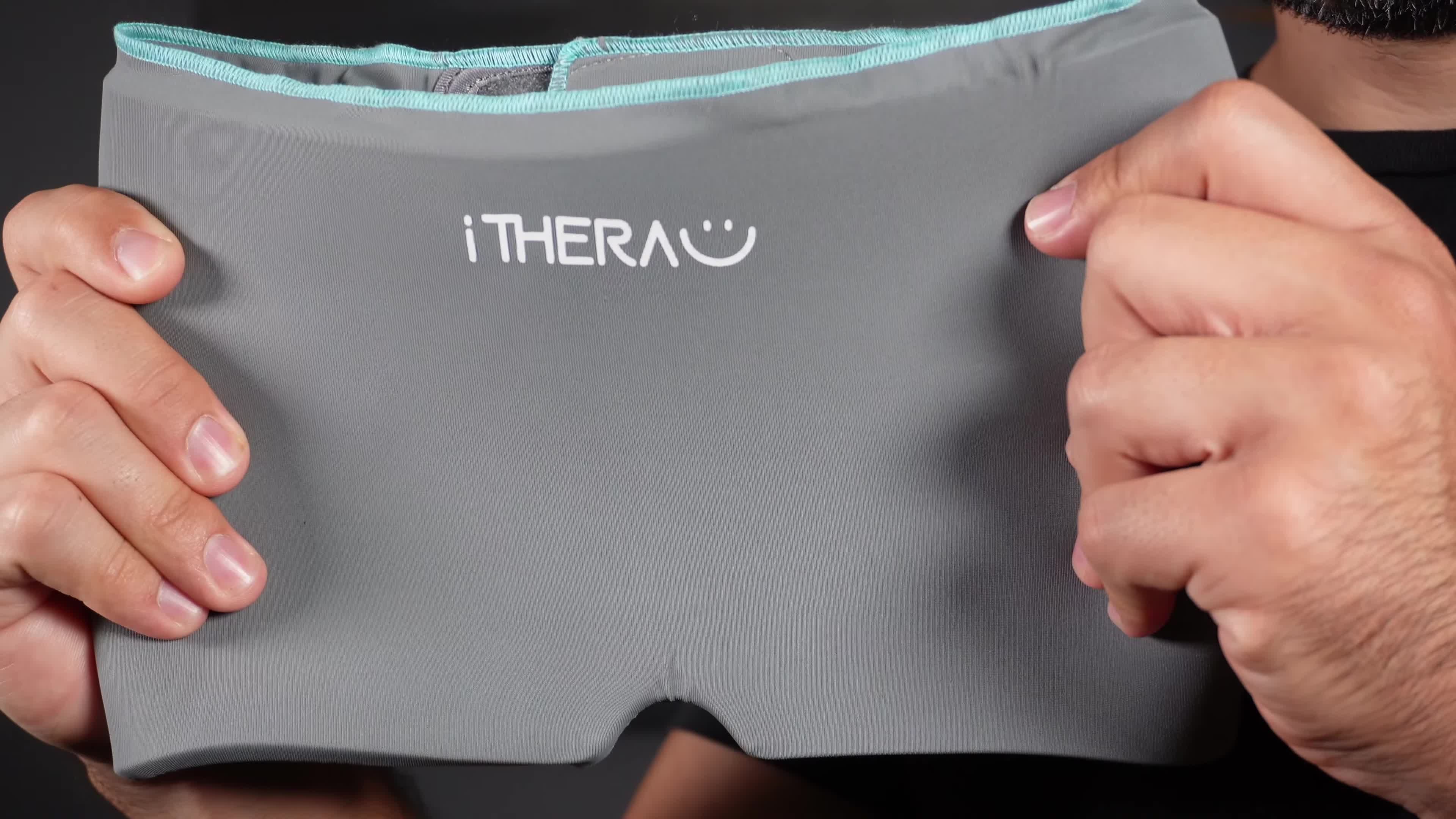 Close-up shot of the cooling hat showcasing its color and texture.