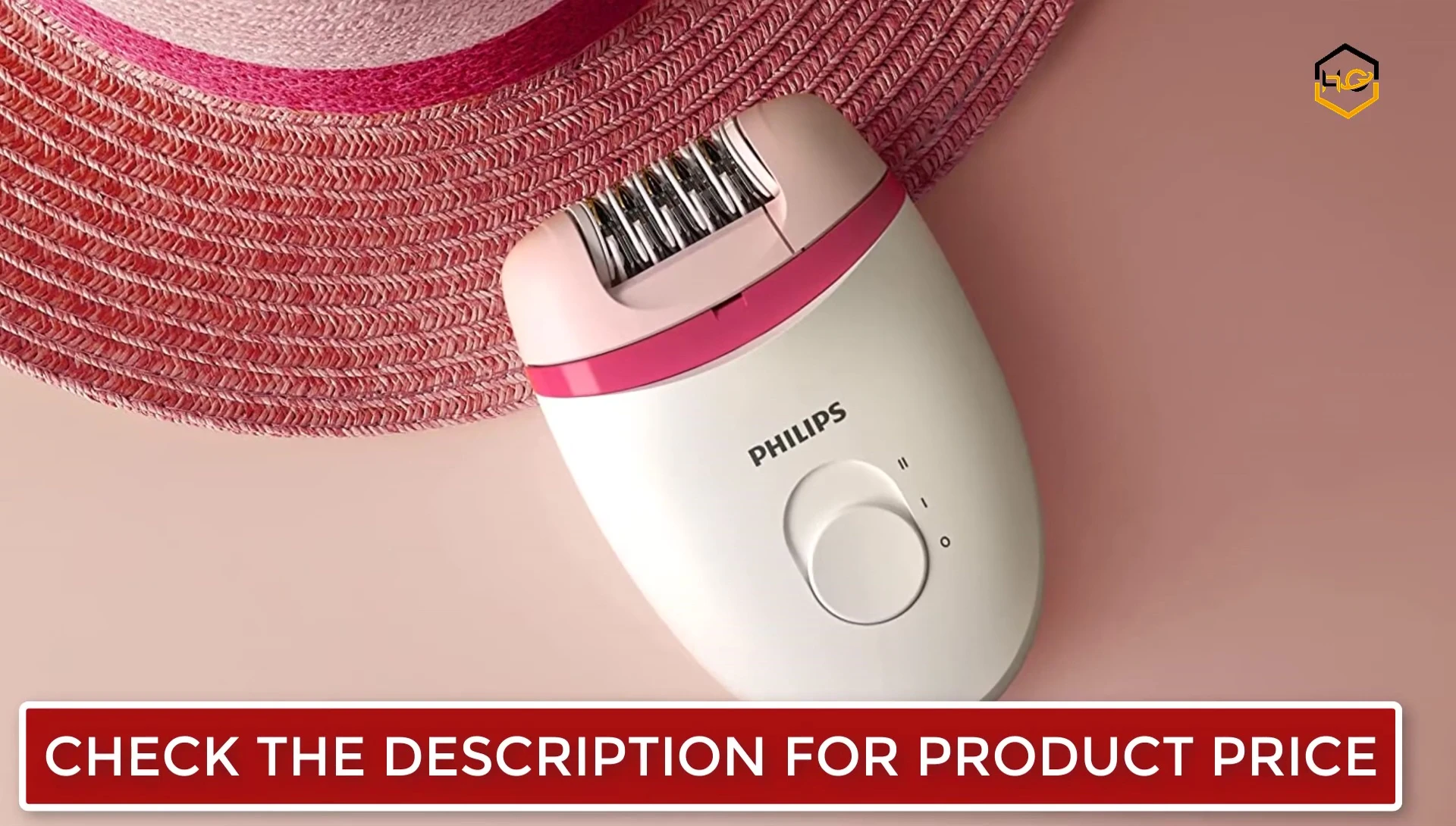 Epilator in hand, demonstrating ergonomic design