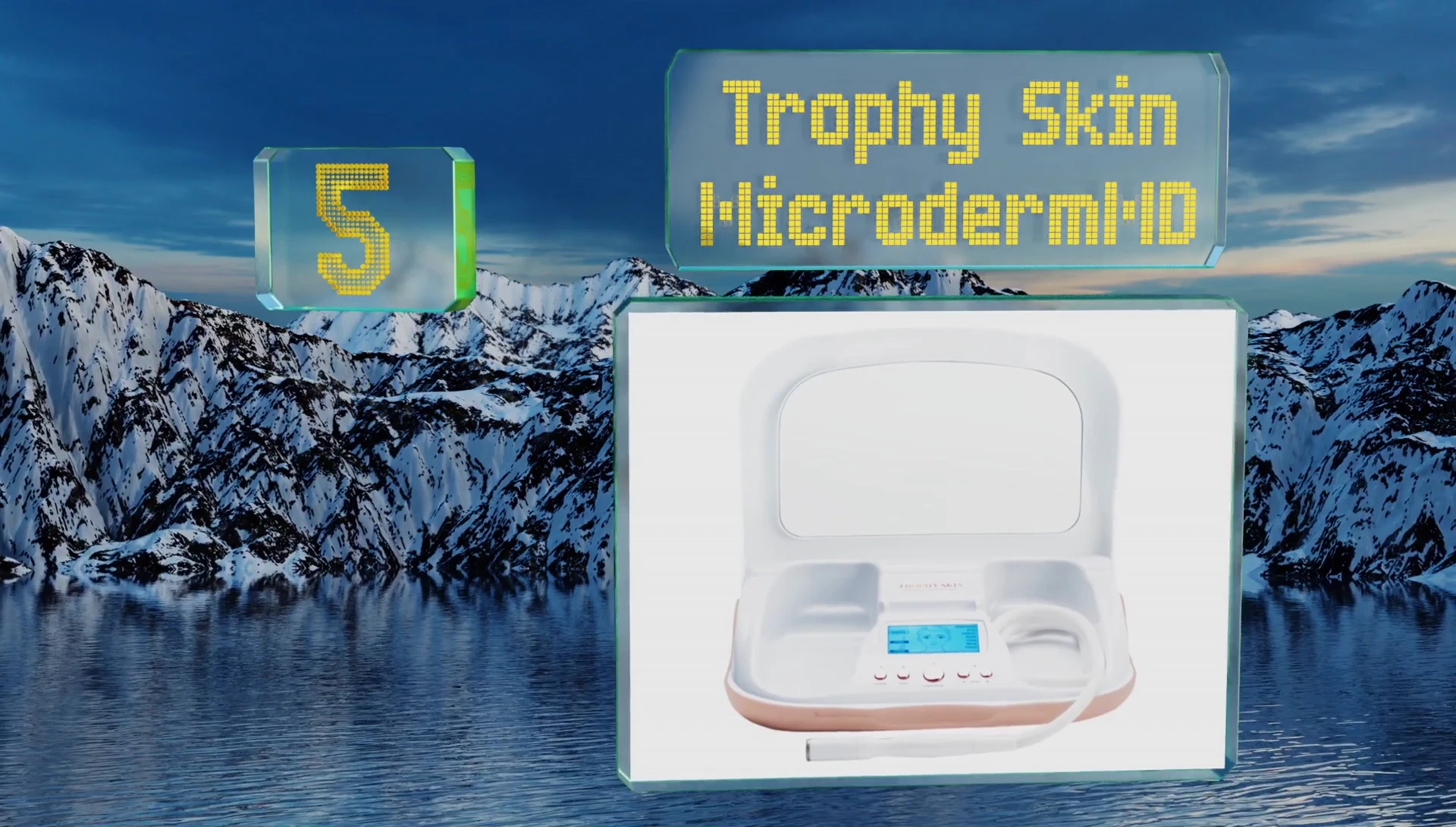 The Trophy Skin MicrodermMD emphasizing the magnification mirror.