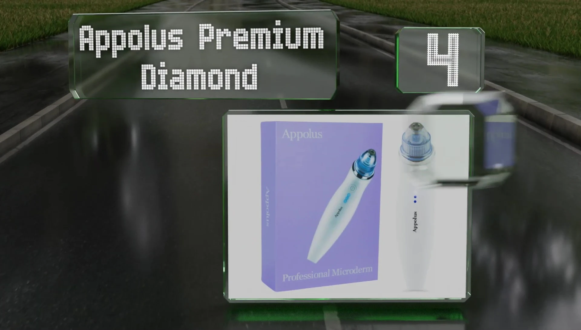 The Apollo's Premium Diamond Microdermabrasion.