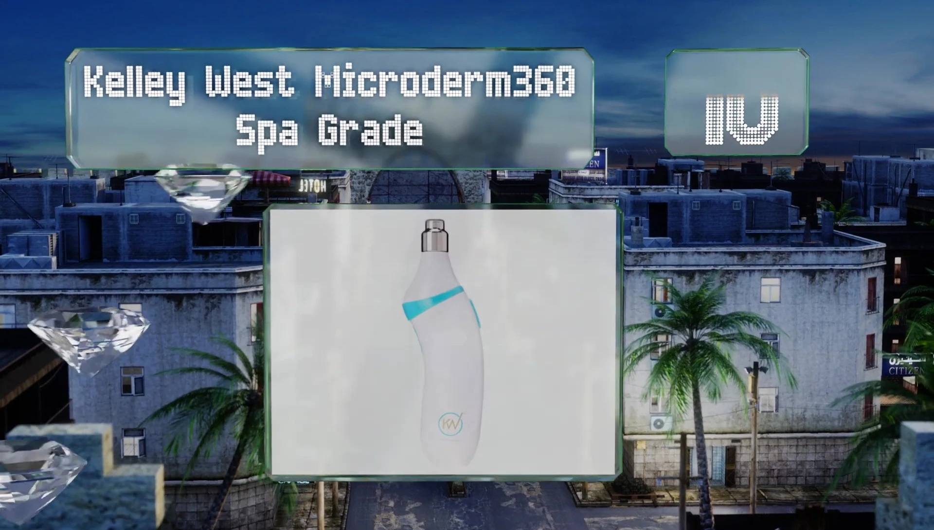 Demonstration of the device's rotating head and ease of use.