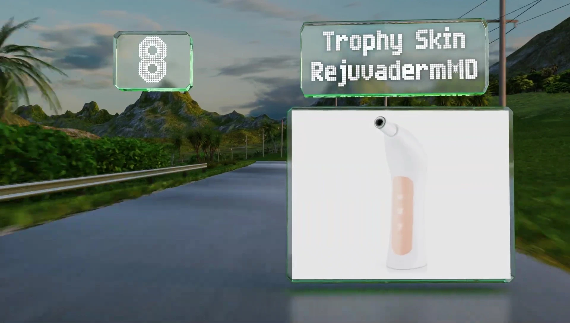 The Trophy Skin MicrodermMD highlighting its ergonomic design.