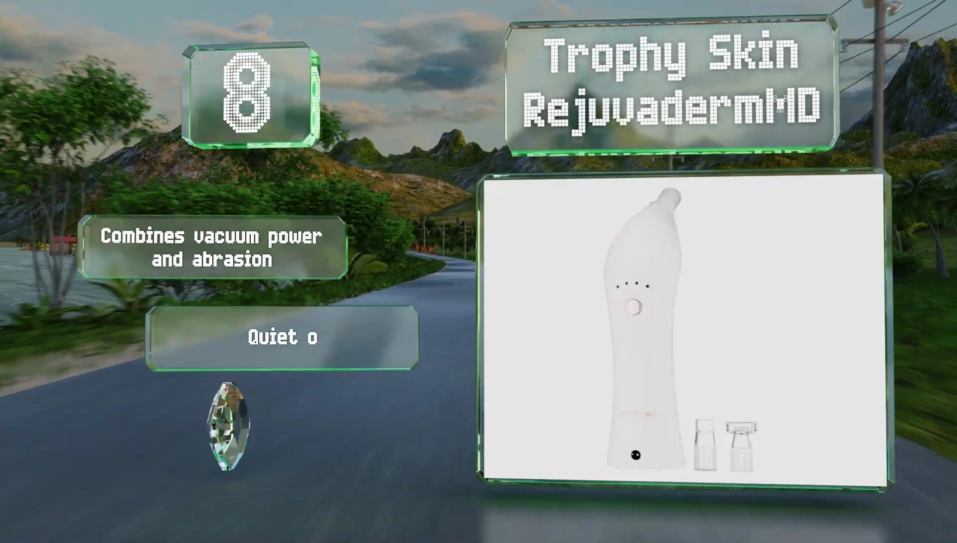 A shot emphasizing the device's quiet operation.