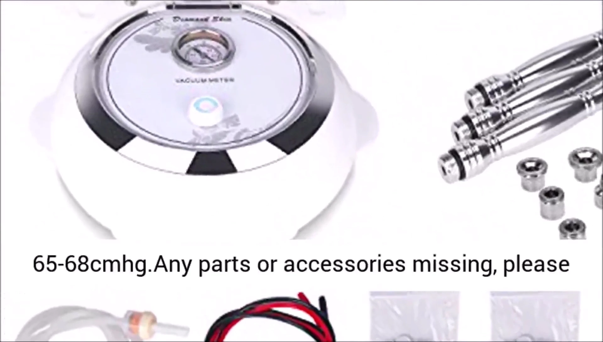 Image emphasizing the importance of contacting the seller for missing parts