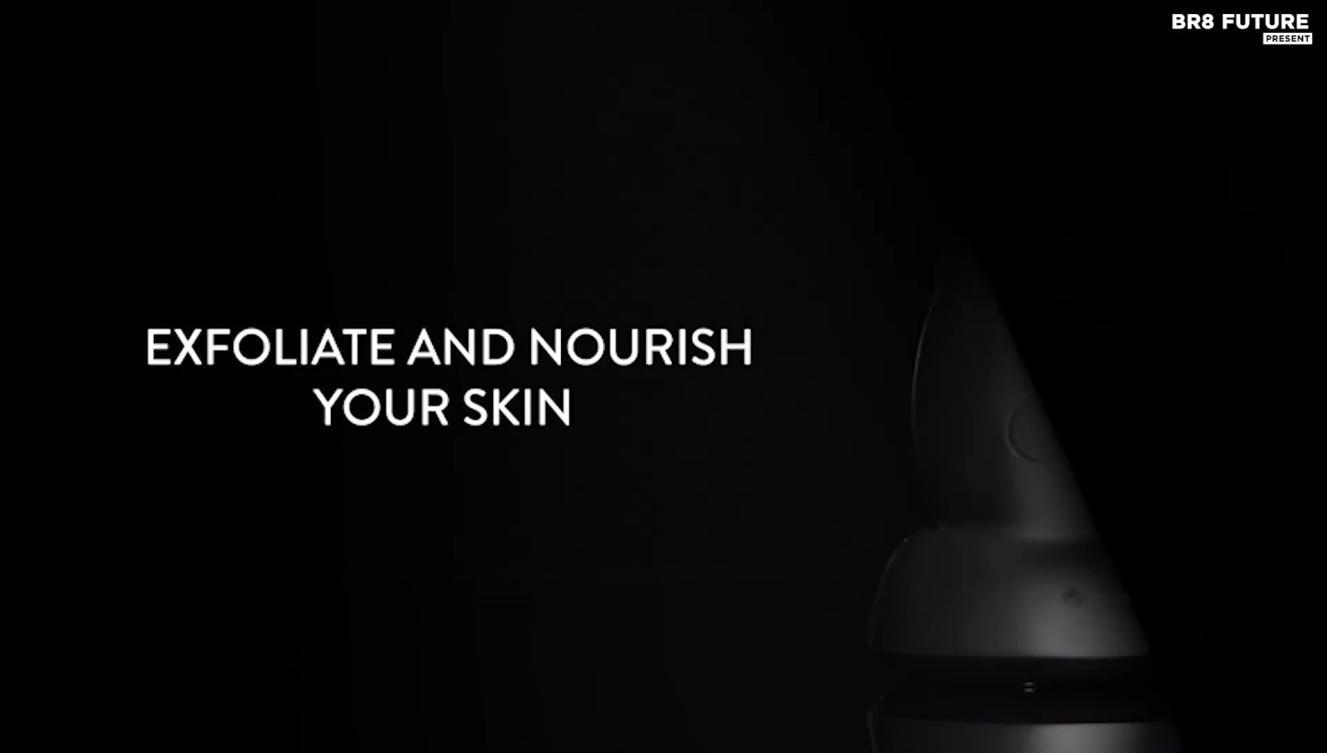 Close-up showcasing the results of using the Microderm Glow Premium Bundle