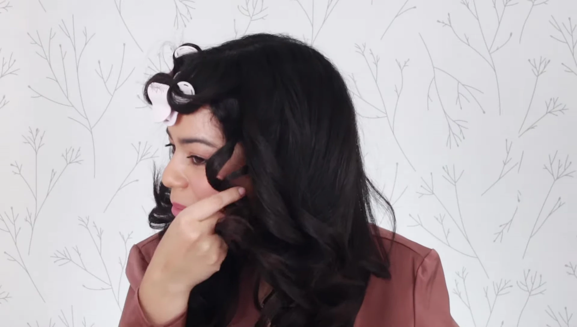 Final look at the reviewer's hair after styling