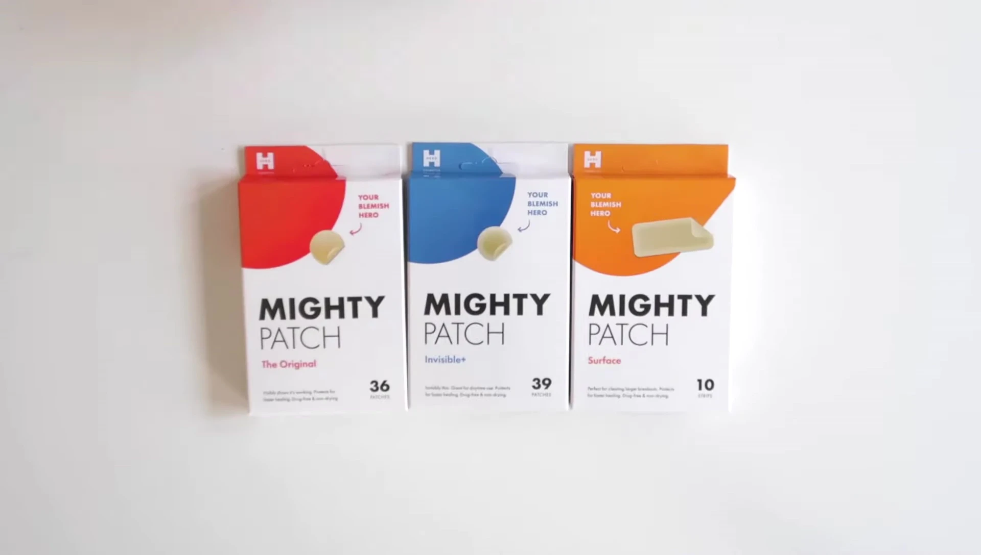 Image showcasing all three patches: Original, Invisible, and Surface.