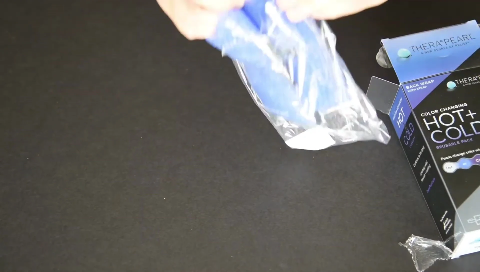 Pack being heated in a microwave