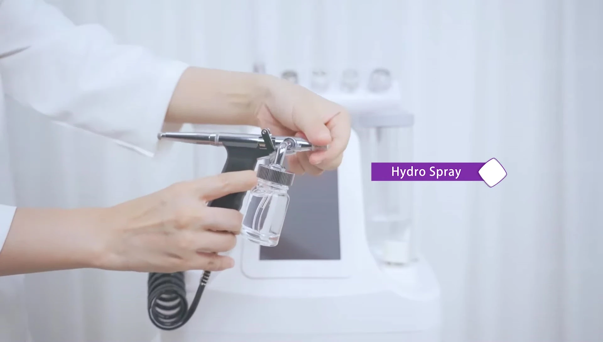 Using the hydro spray jet