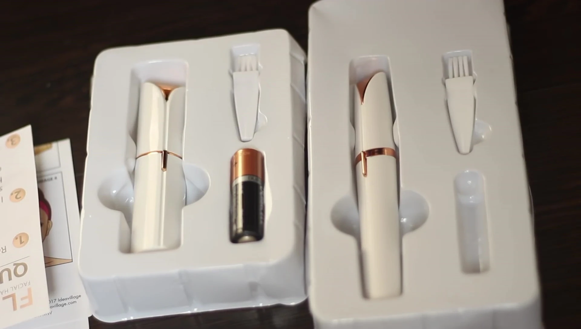 Close-up of the 18-karat gold-plated tip (claimed).